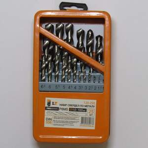 Набор сверл по металлу LT - 25 шт. (1-13 мм)
