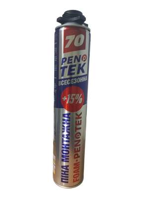 Пена монтажная всесезонная Penotek 70л