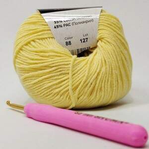 Пряжа Джинс Jeans YarnArt, 88 желтый