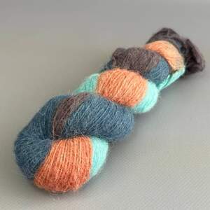 Пряжа #07 шерсть альпаки суперфайн с шелком Пряжа #07 шерсть альпаки суперфайн с шелком