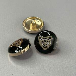 Пуговица металл декоративная, выпуклая с глянцевым покрытием 20 мм - золото Пуговица металл декоративная, выпуклая с глянцевым покрытием 20 мм - золото