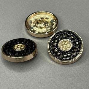 Пуговица металл декоративная, плоская 23 мм - золото Пуговица металл декоративная, плоская 23 мм - золото