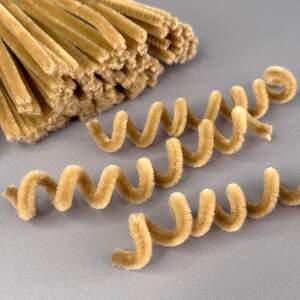 Пушистая проволока (синель) 30см - капучино Пушистая проволока (синель) 30см - капучино