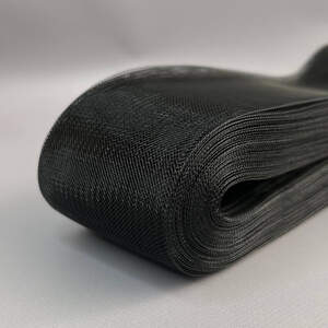 Регилин (кринолин) 7,5 см черный- 46 м моток