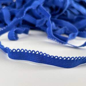 Резинка ажурная, отделочная 10мм - электрик