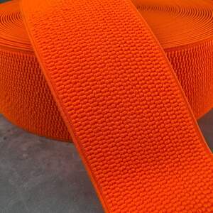 Резинка поясная, манжетная - 6см/25ярд. оранжевый