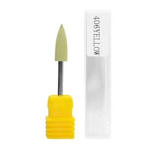 Резиновая насадка для полировки 406 (мягкая), желтая