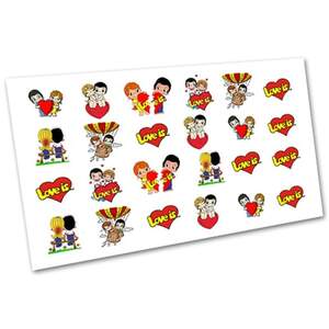 Слайдер Love is для дизайна ногтей (1064) Слайдер Love is для дизайна ногтей (1064)