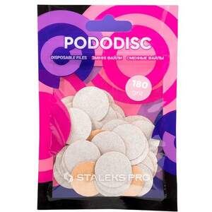 Сменные файлы Staleks Pro 20мм на клеевой основе #180, 50шт Сменные файлы Staleks Pro 20мм на клеевой основе #180, 50шт