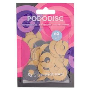 Сменные файлы для пластикового диска Staleks Pro 15мм #80 50шт Сменные файлы для пластикового диска Staleks Pro 15мм #80 50шт