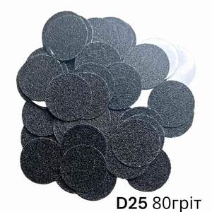 Сменные файлы на липкой основе для педикюрного диска 25мм #80, 37шт Сменные файлы на липкой основе для педикюрного диска 25мм #80, 37шт