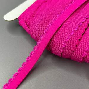 Становая резинка для белья 1смх1м - цвет 18 (малиновый)