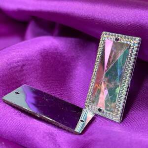 Стразы акриловые пришивные 20х38 мм, хамелеон Стразы акриловые пришивные 20х38 мм, хамелеон