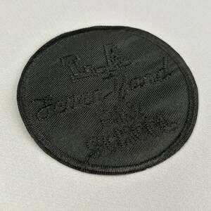 Термо нашивка, заплатка 8,5 см L.A - черный