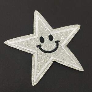 Термонаклейка Звезда люрекс- 1 шт, 7х7см цвет #1