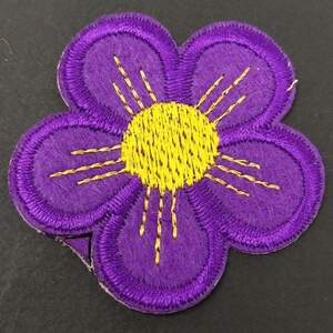 Термонаклейка Цветок- 1 шт, 5х5 см цвет #12