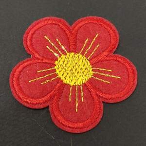 Термонаклейка Цветок- 1 шт, 5х5 см цвет #3