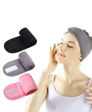 Универсальная повязка на голову на липучке, белая Универсальная повязка на голову на липучке, белая