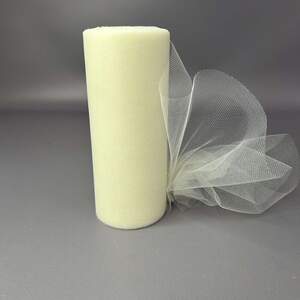 Фатин в рулонах 15см, моток 20м - айвори