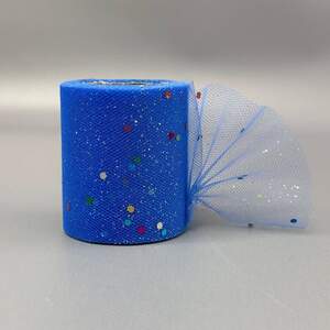 Фатин в рулонах 6см, моток 9 м - электрик