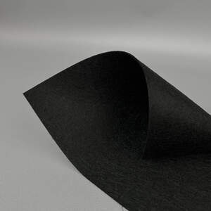 Фетр 1 мм, 20х30 см, цвет - черный