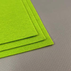 Фетр плотный, 2 мм 20х30 см, цвет - салатовый С11