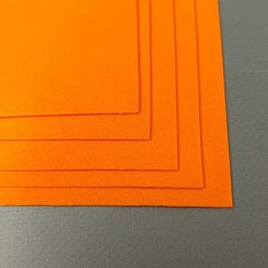 Фоамиран оранжевый 1мм, 1 лист А4