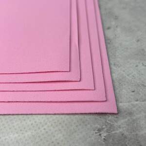 Фоамиран розовый 1мм, 1 лист А4
