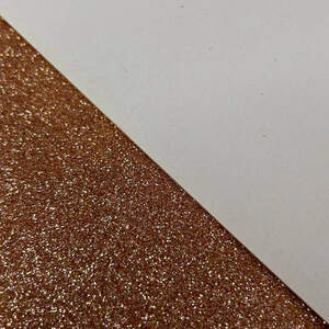 Фоамиран с глиттером клеевая основа 1,6 мм, 1 лист А4 - капучино