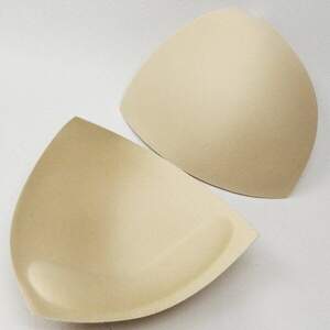 Чашки для купальников с push up треугольник размер 34 бежевые Чашки для купальников с push up треугольник размер 34 бежевые