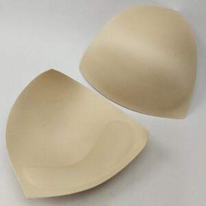 Чашки для купальников с push up треугольник размер 38 бежевые Чашки для купальников с push up треугольник размер 38 бежевые