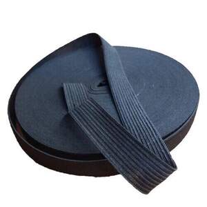 Широкая бельевая резинка для одежды Sindtex черная 2 см х 22,5 м Широкая бельевая резинка для одежды Sindtex черная 2 см х 22,5 м