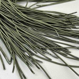 Шнурок для обуви резиновый 100 см длина, Ø 2 мм - хаки