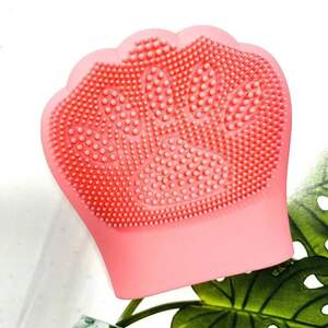 Щеточка силиконовая для умывания и массажа лица Кошачья Лапка Щеточка силиконовая для умывания и массажа лица Кошачья Лапка