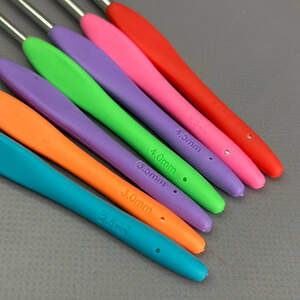 Набор алюминиевых крючков для вязания 7 шт (2,5-6мм) - Sultan