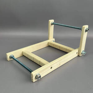 Станок деревянный для бисероплетения (для герданов) 25х14х18 см