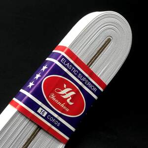 Широкая китайская резинка для одежды 2см х 8,5м Белая Широкая китайская резинка для одежды 2см х 8,5м Белая