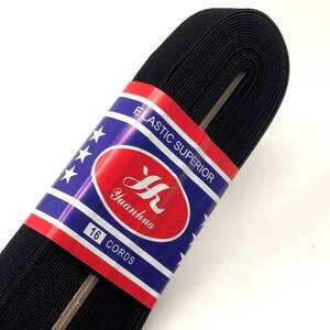 Широкая китайская резинка для одежды 2см х 8,5м Черная Широкая китайская резинка для одежды 2см х 8,5м Черная