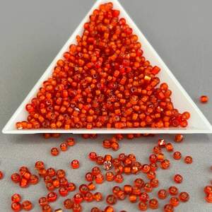 #6/0 Бисер китайский крупный, 450 г - кобальт матовый (ТТ-124)