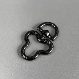 Карабин для сумки 25 мм, темный никель - 4,5 см Карабин для сумки 25 мм, темный никель - 4,5 см