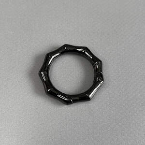 Карабин-кольцо для сумки 25 мм, темный никель - 3,5 см