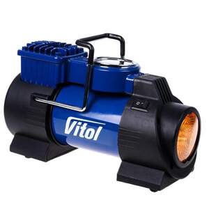Компрессор ViTOL K-60 150psi/15Amp/40л/Фонарь/прикуриватель