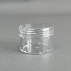 Баночка для хранения Ø36 мм, h -25 мм, объем - 15 мл - прозрачная