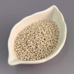 #12/0 Бисер китайский мелкий, 450 г - айвори матовый