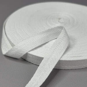 1,5 см Киперная лента ХБ 46м - белая 1,5 см Киперная лента ХБ 46м - белая