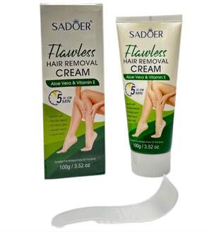 Крем для депиляции с экстрактом алоэ и витамином E Sadoer, 100g Крем для депиляции с экстрактом алоэ и витамином E Sadoer, 100g