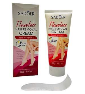 Крем для депиляции с экстрактом розы и витамином E Sadoer, 100g Крем для депиляции с экстрактом розы и витамином E Sadoer, 100g