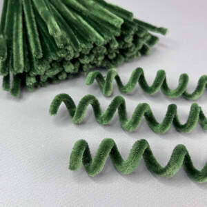 Пушистая проволока (синель) 30см - трава