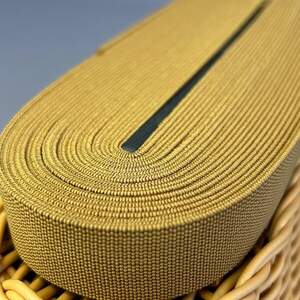 Резинка турецкая плотная 2см, 10м - горчичная Резинка турецкая плотная 2см, 10м - горчичная