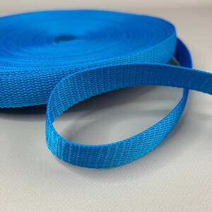 Стропа сумочная-ременная, 2,5 см средняя жесткость - васильковый Стропа сумочная-ременная, 2,5 см средняя жесткость - васильковый